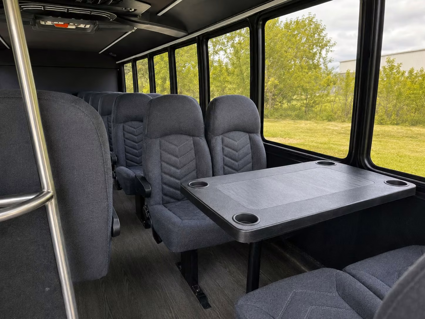 15 passenger minibus interior