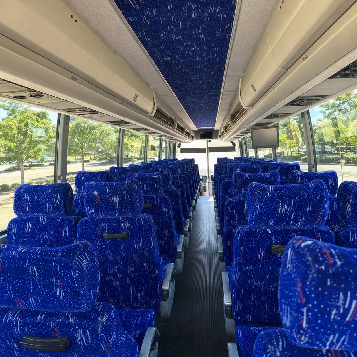 abilene charter bus interior